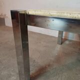 Table basse travertin vintage