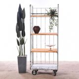 Industrial shelving unit on wheels Trolley