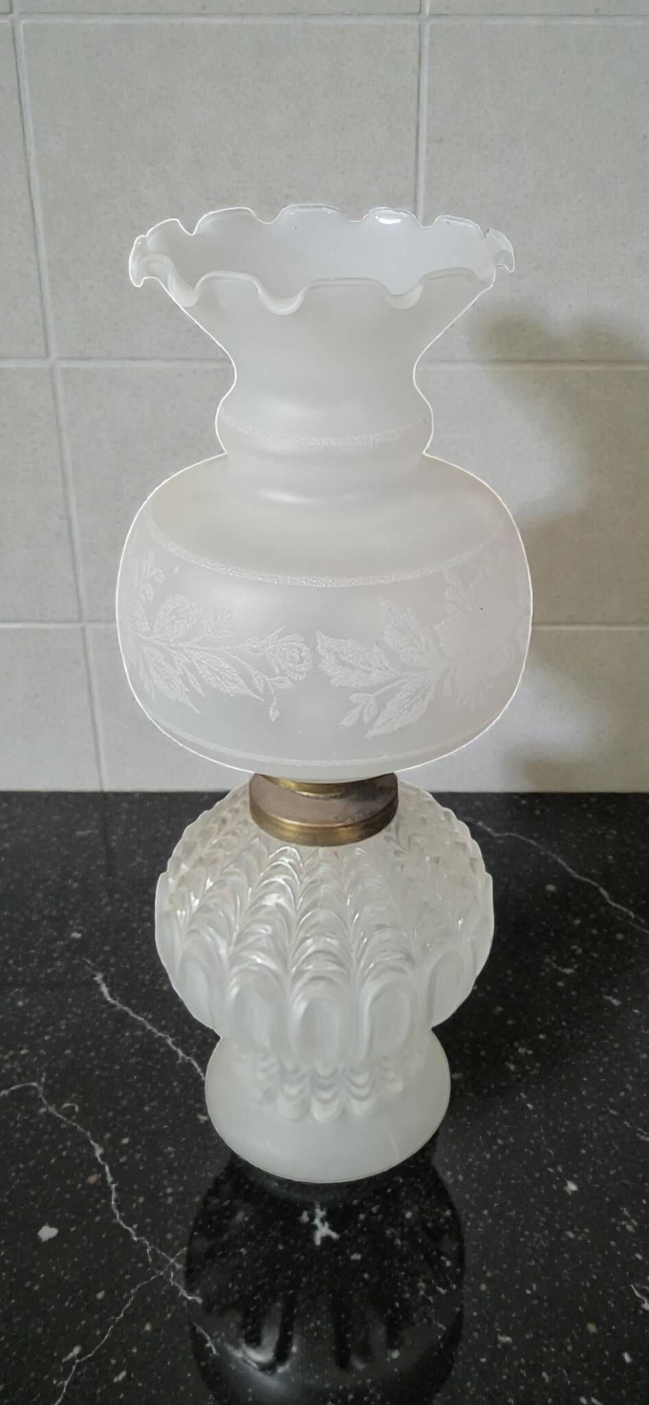 1970s glass lamp