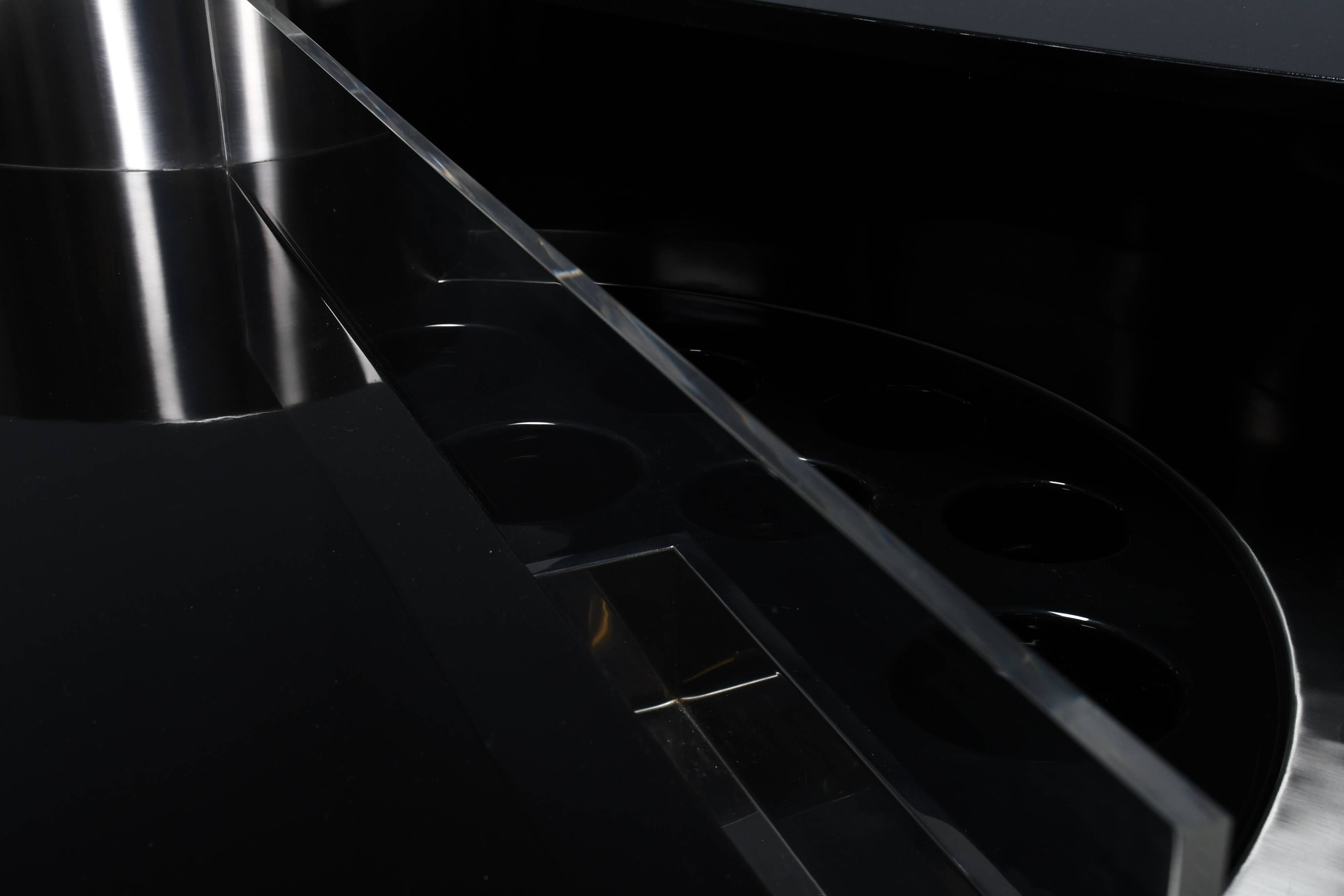 Rare Table Bar by Massimo Papiri for Mario Sabot, Italy 1970s