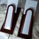 Paire de lampes scandinave bois et plexiglas