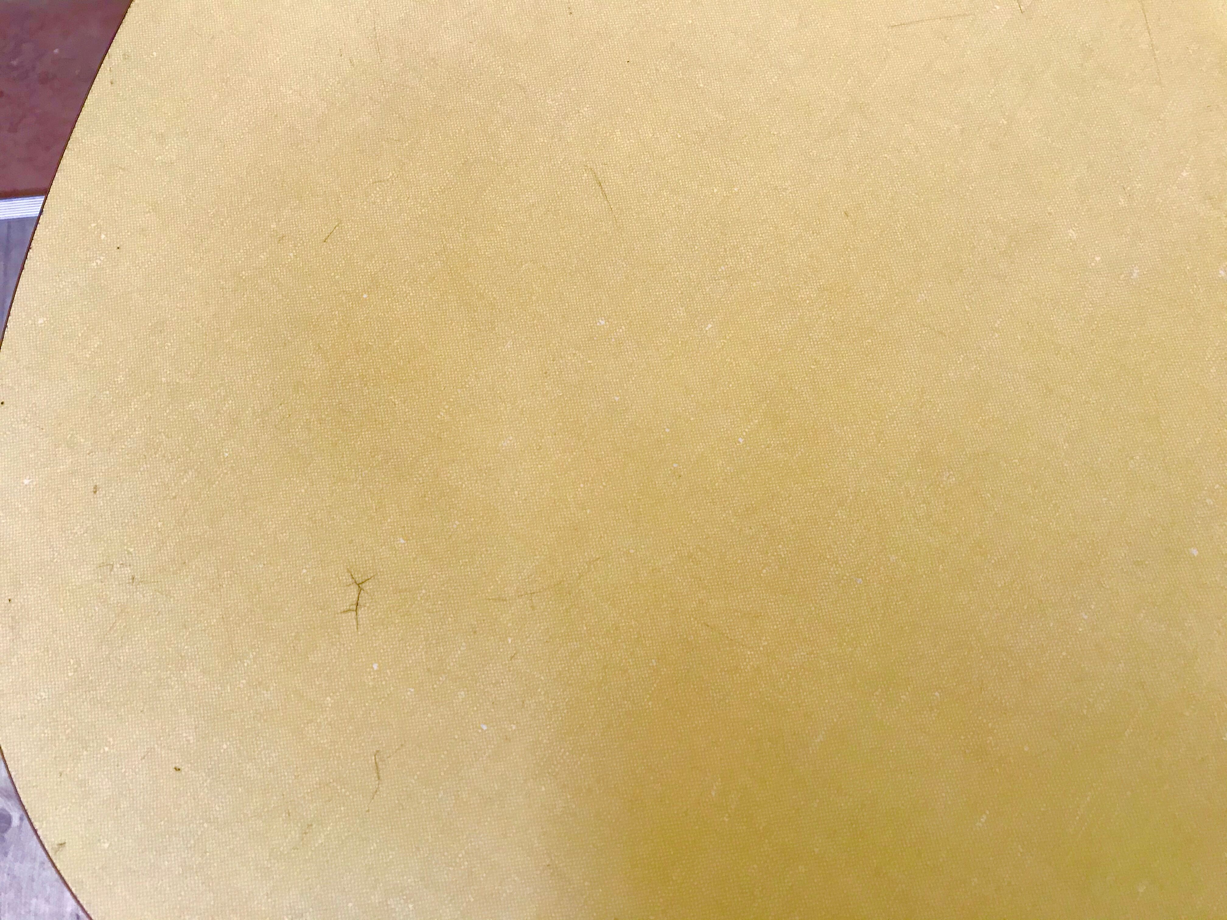 Vintage coffee table tripod feet compass