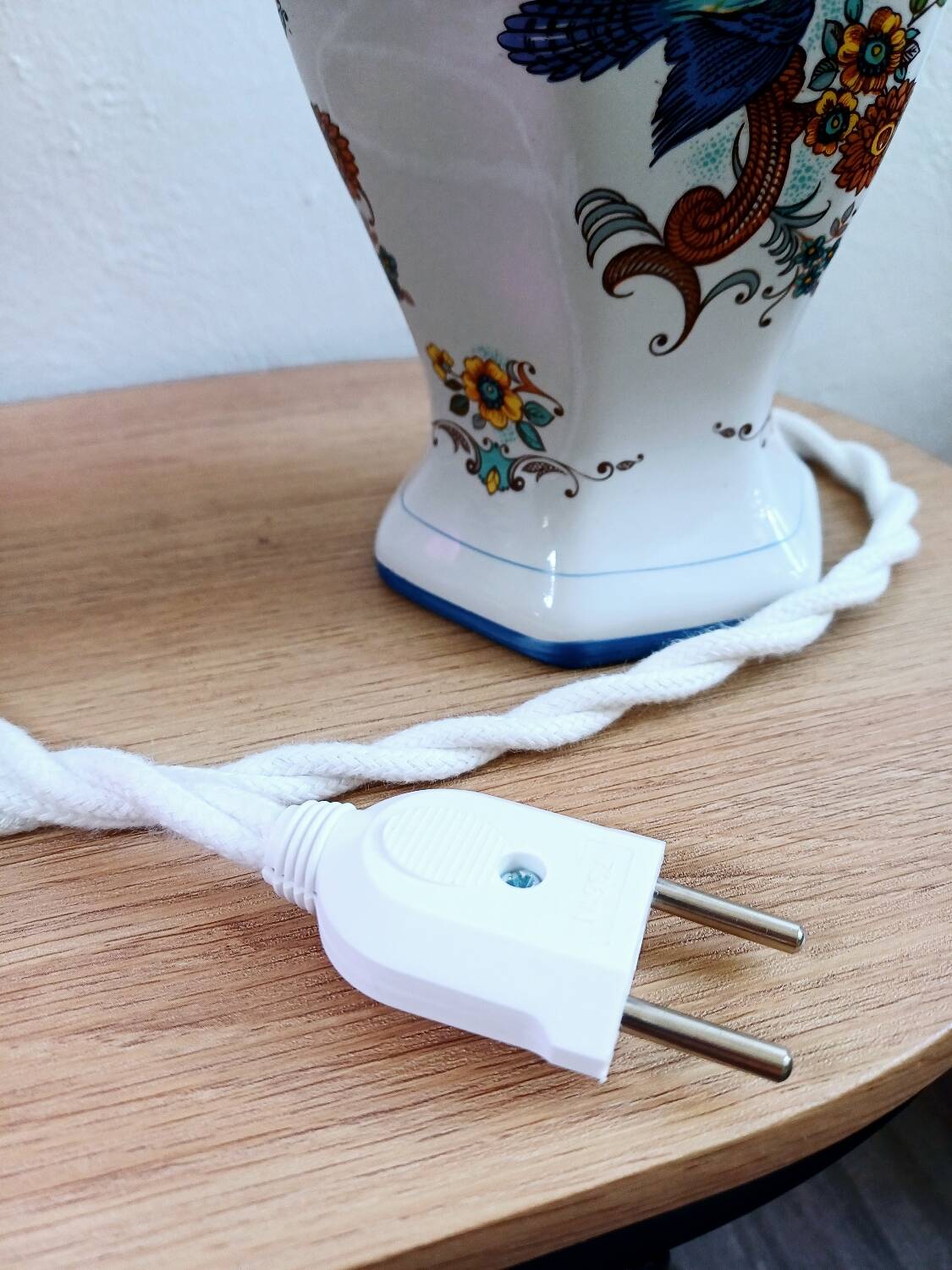 Paire de lampes de table en porcelaine Véritable Revol France