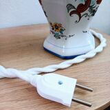 Paire de lampes de table en porcelaine Véritable Revol France