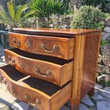 Louis XIV Commode in Marquetry Period 19th Century