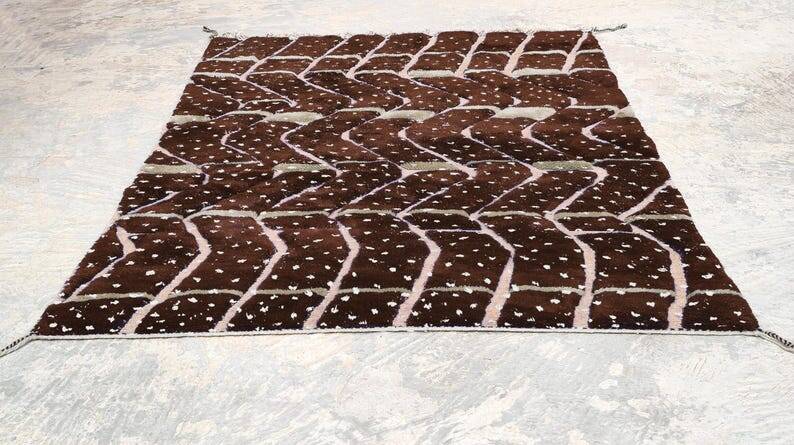 apis marocain moderne, tapis berbère Mrirt 150/250cm