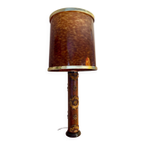 Lamp with printing roller