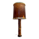 Lamp with printing roller
