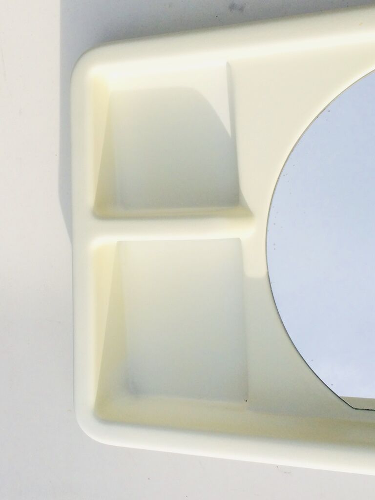 J-Paul Emonds-Alt mirror shelf for Meurop, space age era, vintage 70s