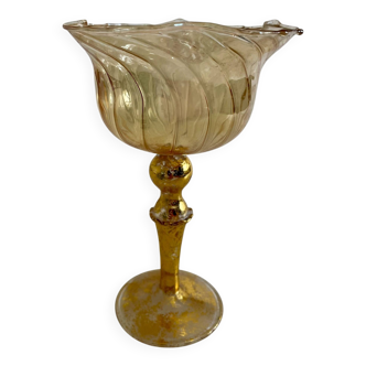 Murano Glass Chalice/Cup with Gilding