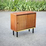 Meuble ARP Minvielle, meuble de rangement vintage, porte coulissante, décoration intérieur, 50's
