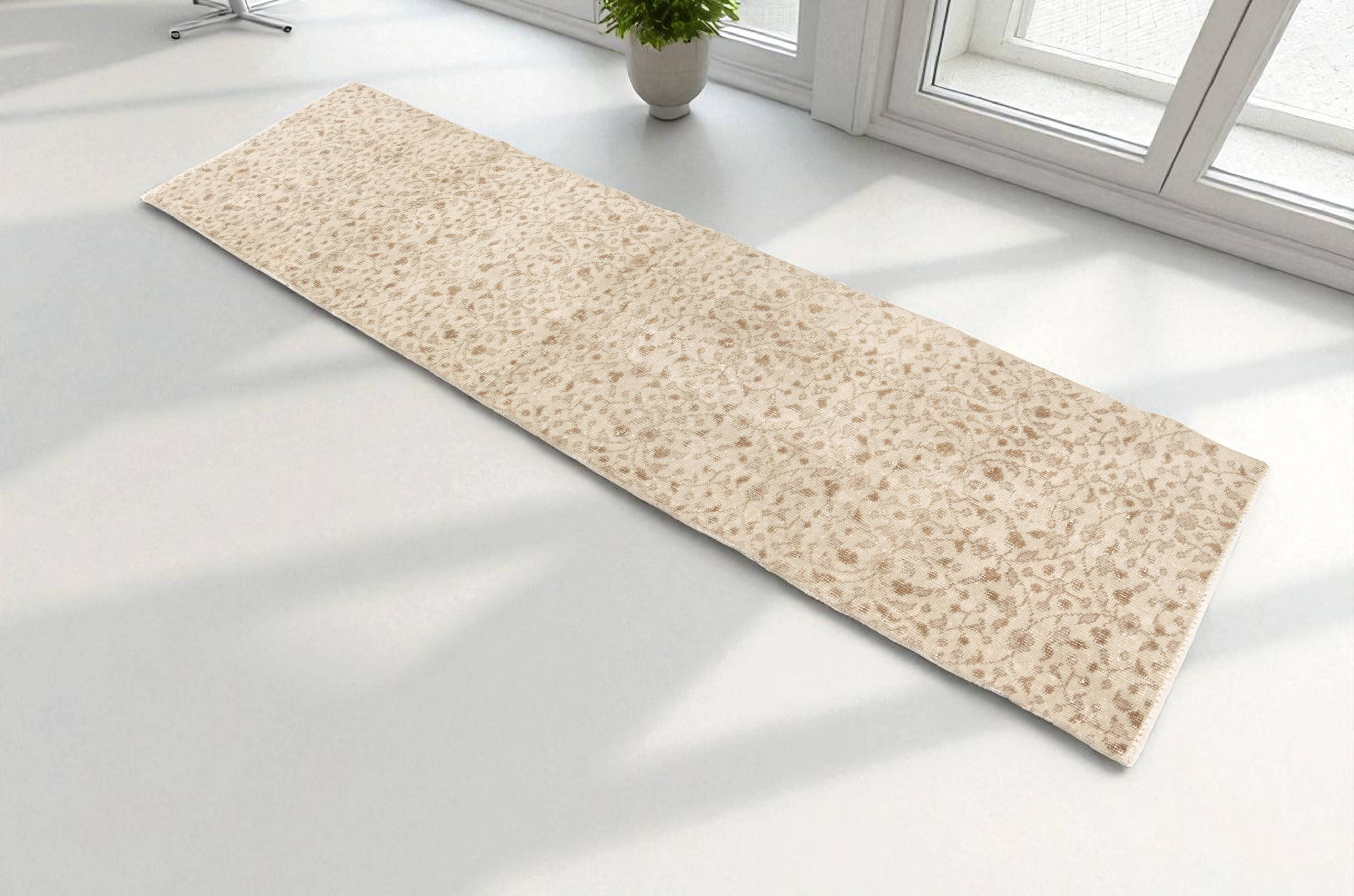 Oushak Pastel Hallway Runner Rug sku 1097