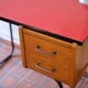Vintage red formica desk