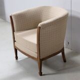 Mahogany armchair, Art Deco 1930