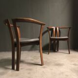 Rare PAIR OF DANISH ARMCHAIRS FOR SCHOU ANDERSEN