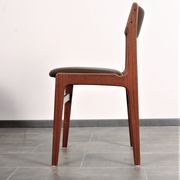 Set de 4 chaises de salle à manger en teck par Erik Buch pour Anderstrup 1950s