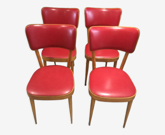 Suite de 4 chaises Baumann 1966