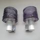 Pair of purple wall lights from the 70s