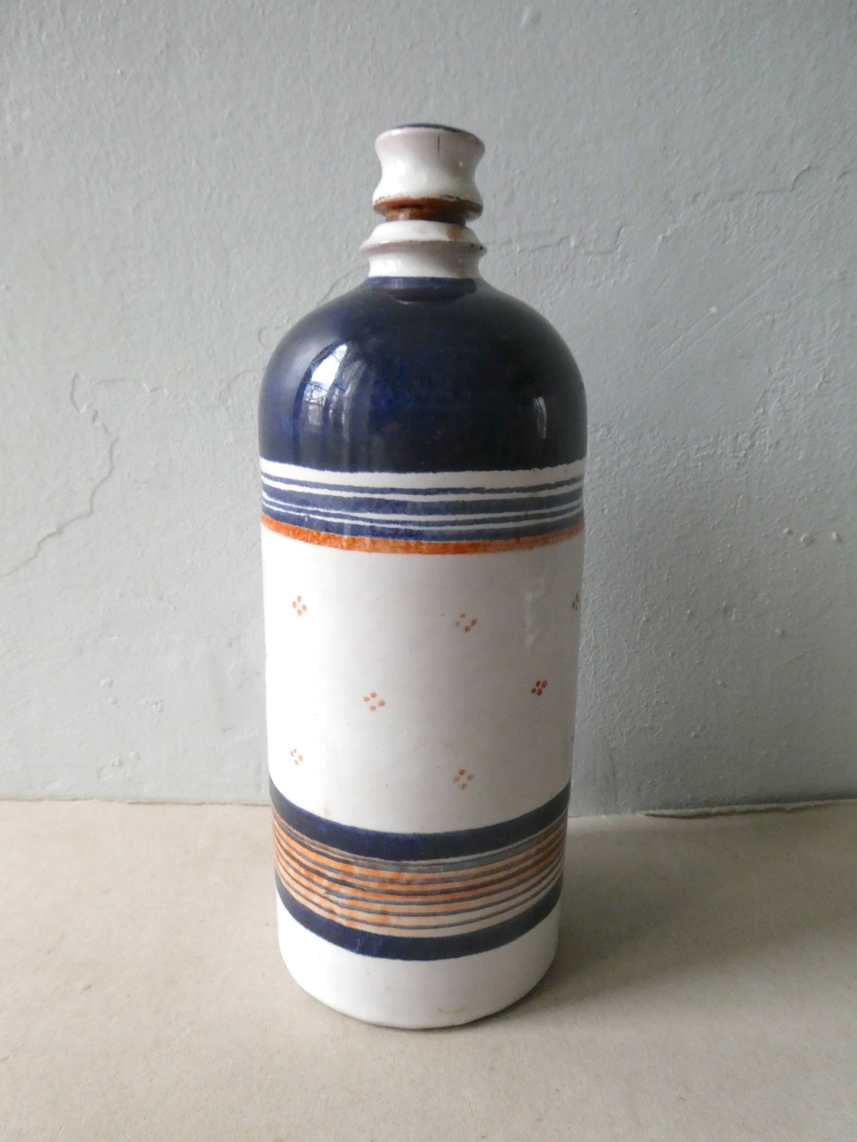 Bottle ceramic of Claude and Slavik Palley, 70 years