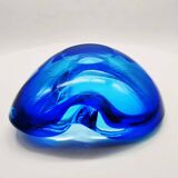 Grand cendrier ou fourre-tout en verre de Murano des années 1960 par Flavio Poli pour Seguso.
