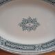 Plat Ovale Terre de fer . Saint-Amand et Hamage