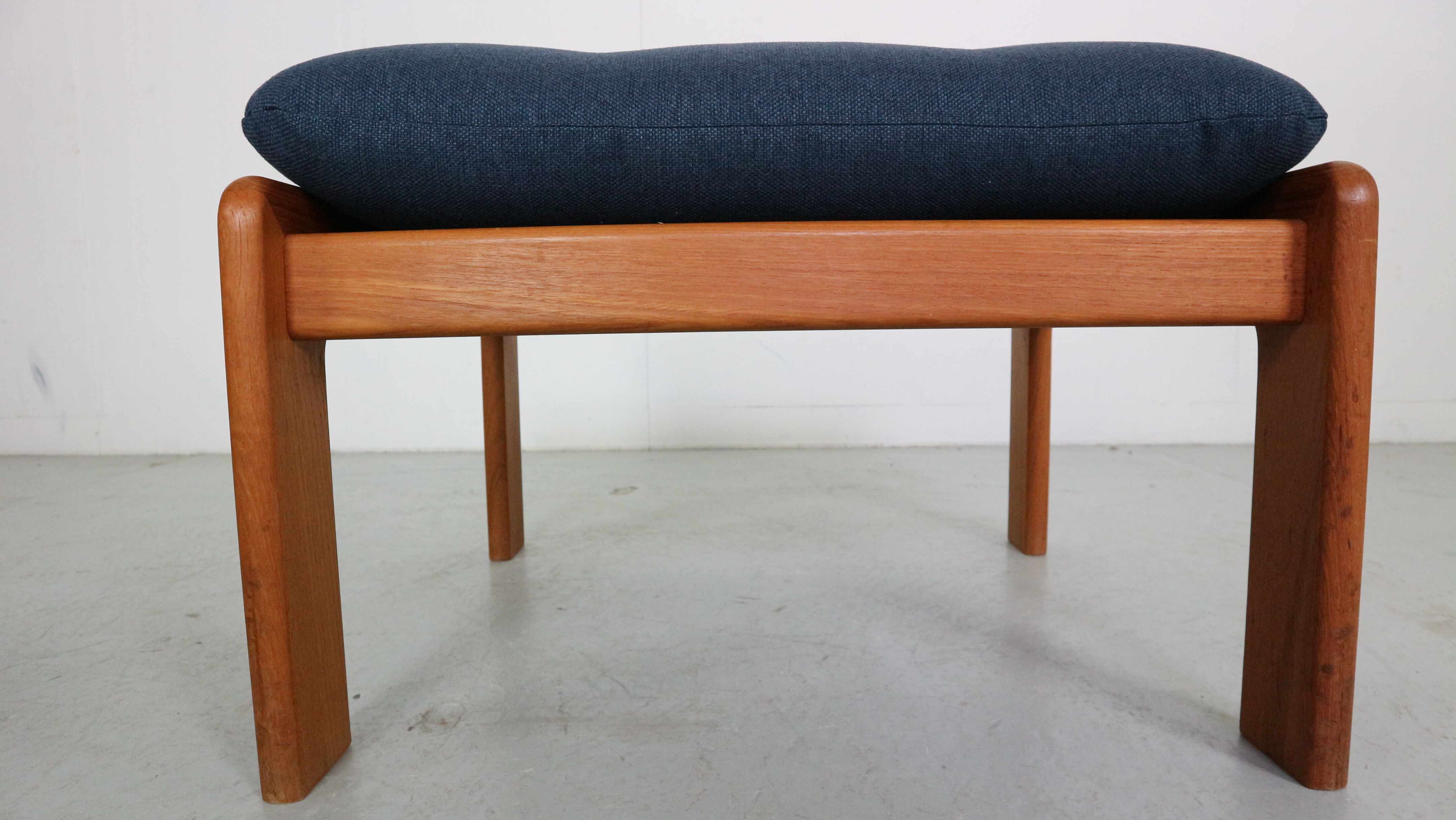 Teak armchair & ottoman by Emc Møbler Denmark mid-century modern