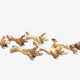 Set de 6 porte couteaux chien en bois