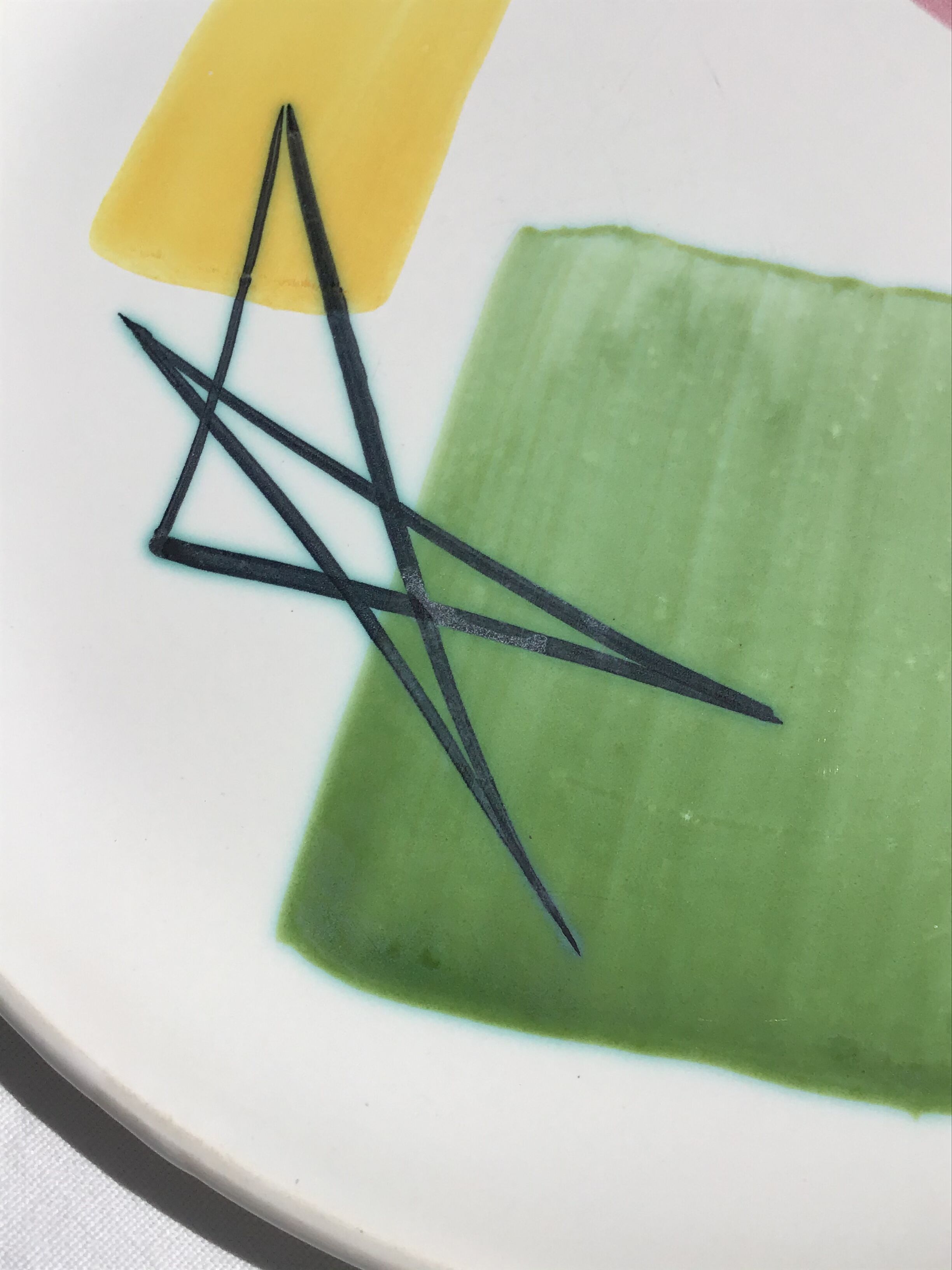9 assiettes plates 50 MBFA Pornic