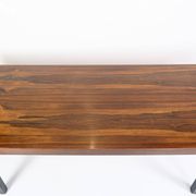 Coffee Table Made In Rosewood With Metal Frame From 1960s