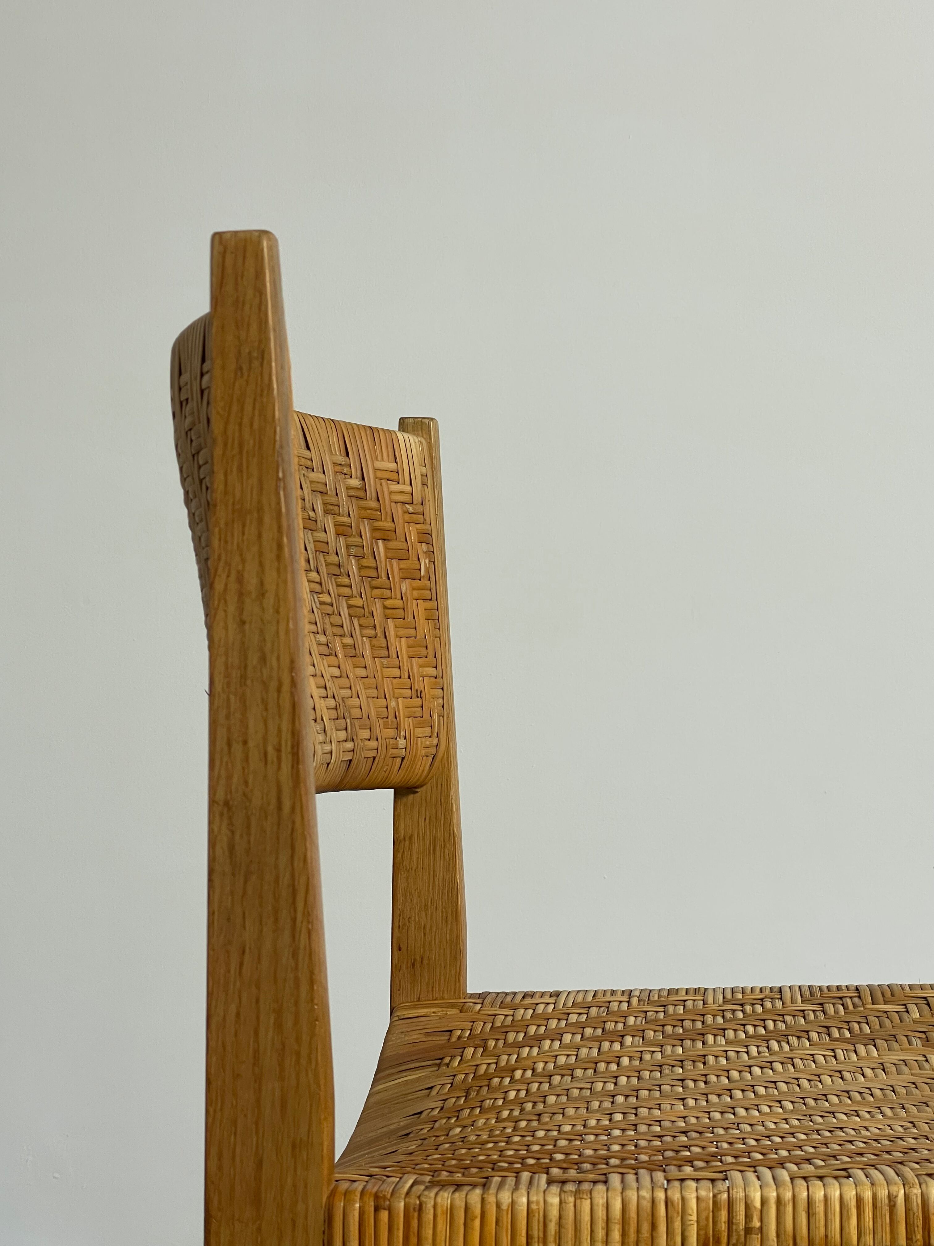 Set of four Danish dining chairs by Hvidt & Molgaard