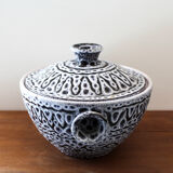 Jean Austruy ceramic covered pot