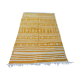 Yellow wool Moroccan Berber carpet - 150x100cm