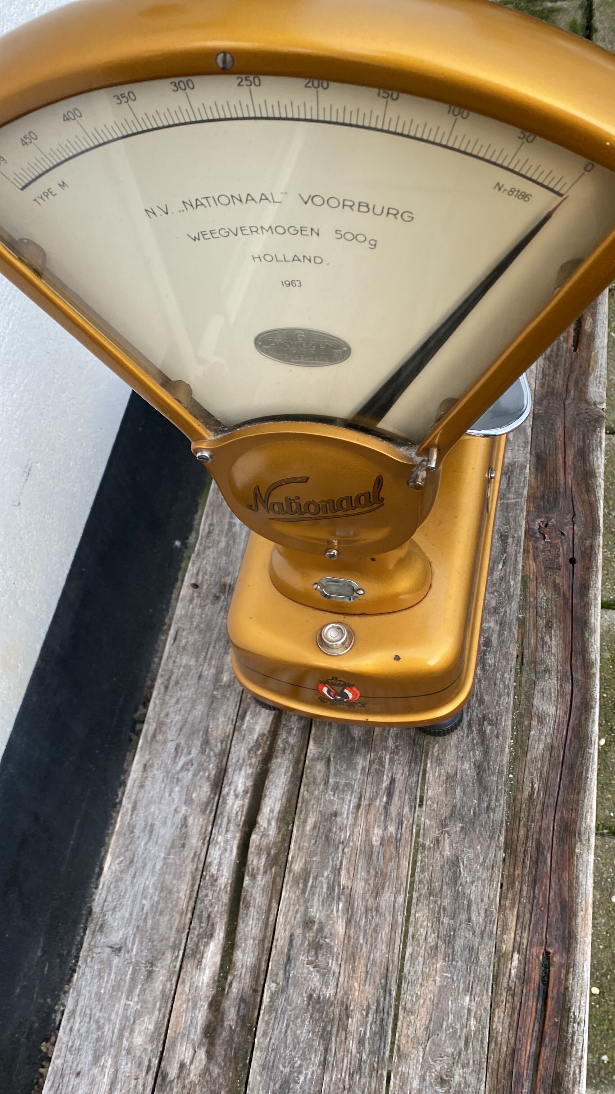 Vintage N.V. National Voorburg Weigh Scale