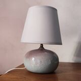 Purple ceramic ball lamp
