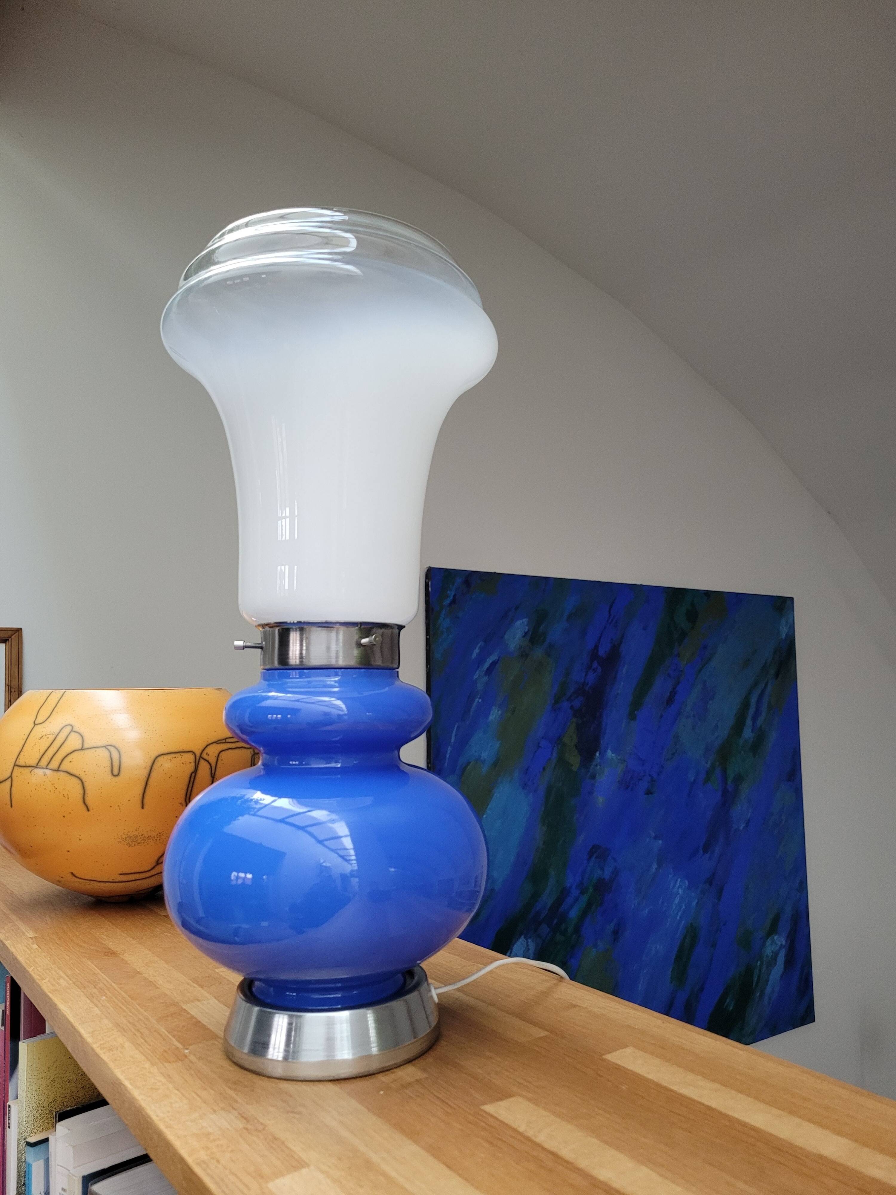 Murano glass mood lamp by Mazzega