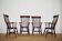 Chaises de ferme victoriennes, royaume-uni, set de 4
