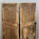 Pair of 18th century woodwork doors in poplar