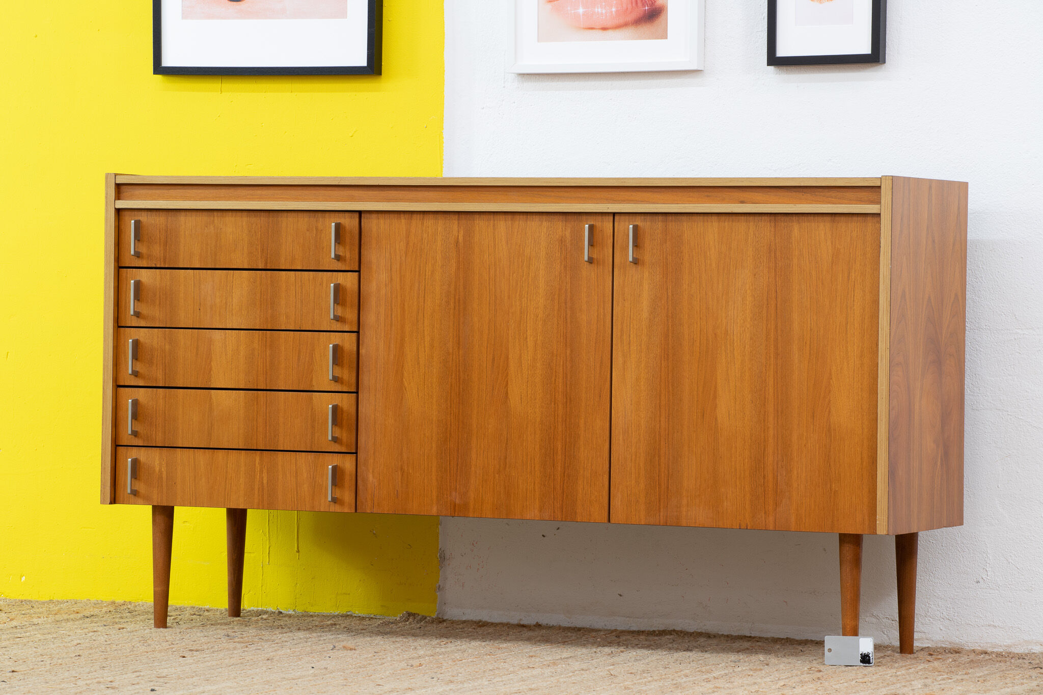 Vintage Scandinavian sideboard – 166 cm