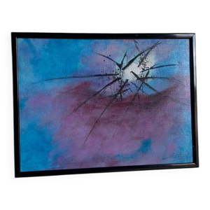 Tableau abstrait vintage