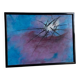 Vintage abstract table - gestural composition