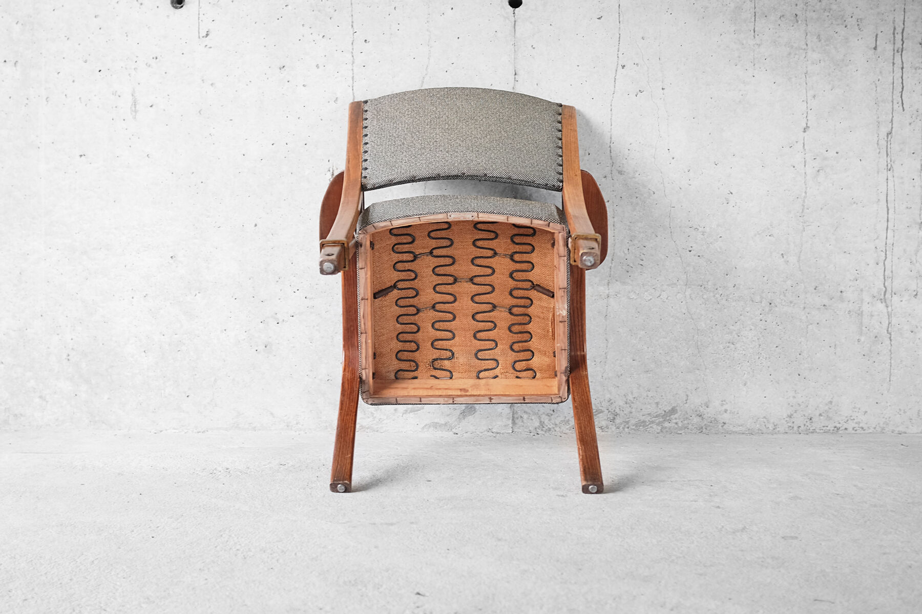 Armchair Steiner "Bow Wood" by Wilhelm Von Bode 1950