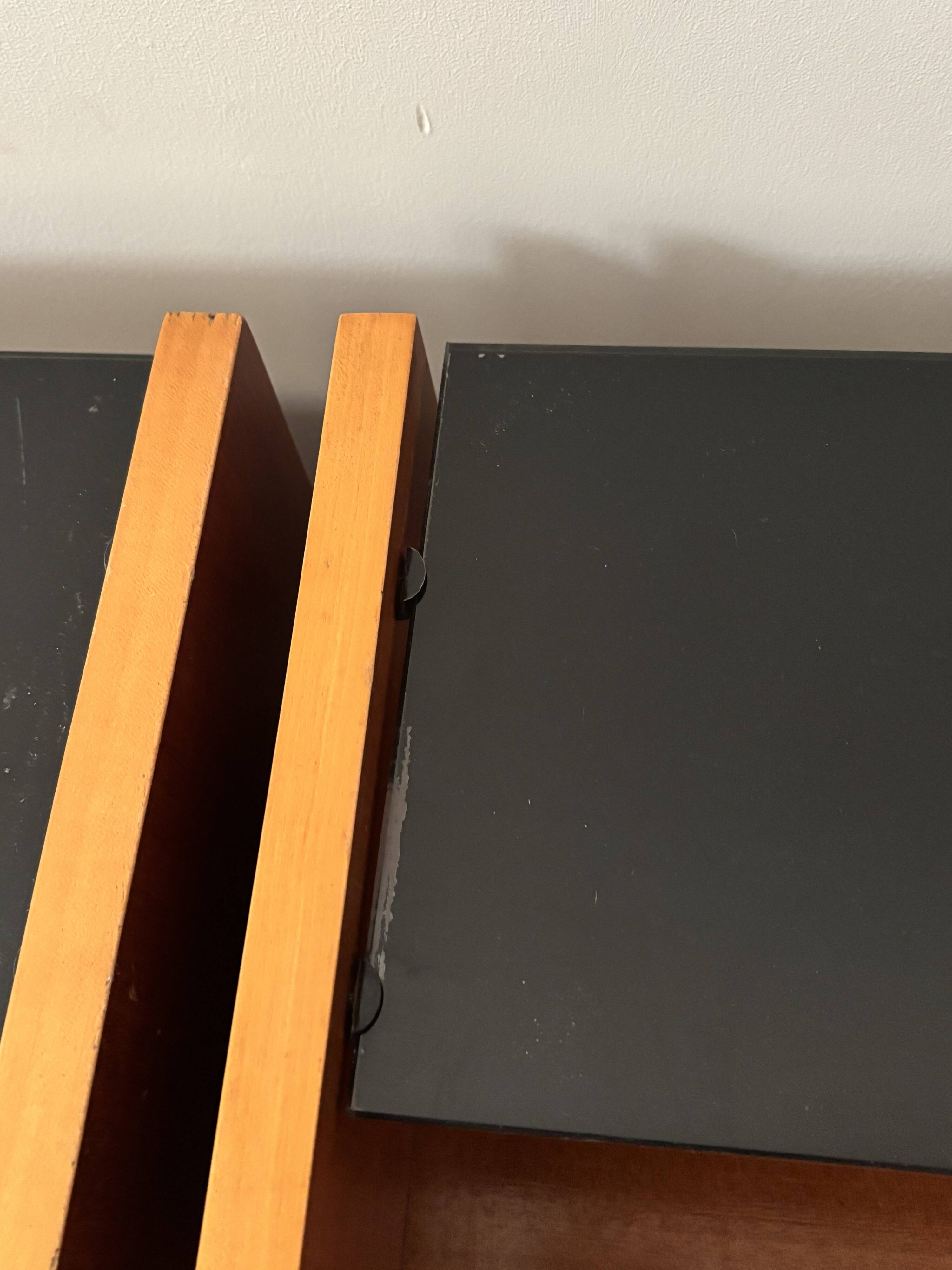 Paire tables de chevet vintage mid-century
