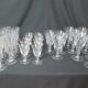 Set of 29 stemmed glasses, flared shape