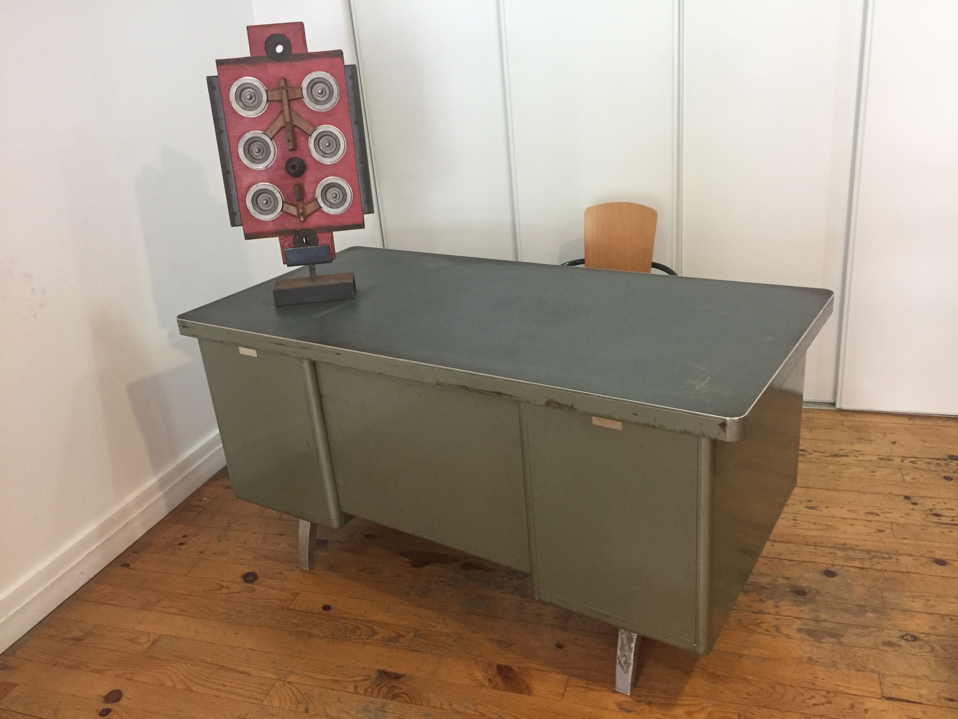 Desk industrial steel yac