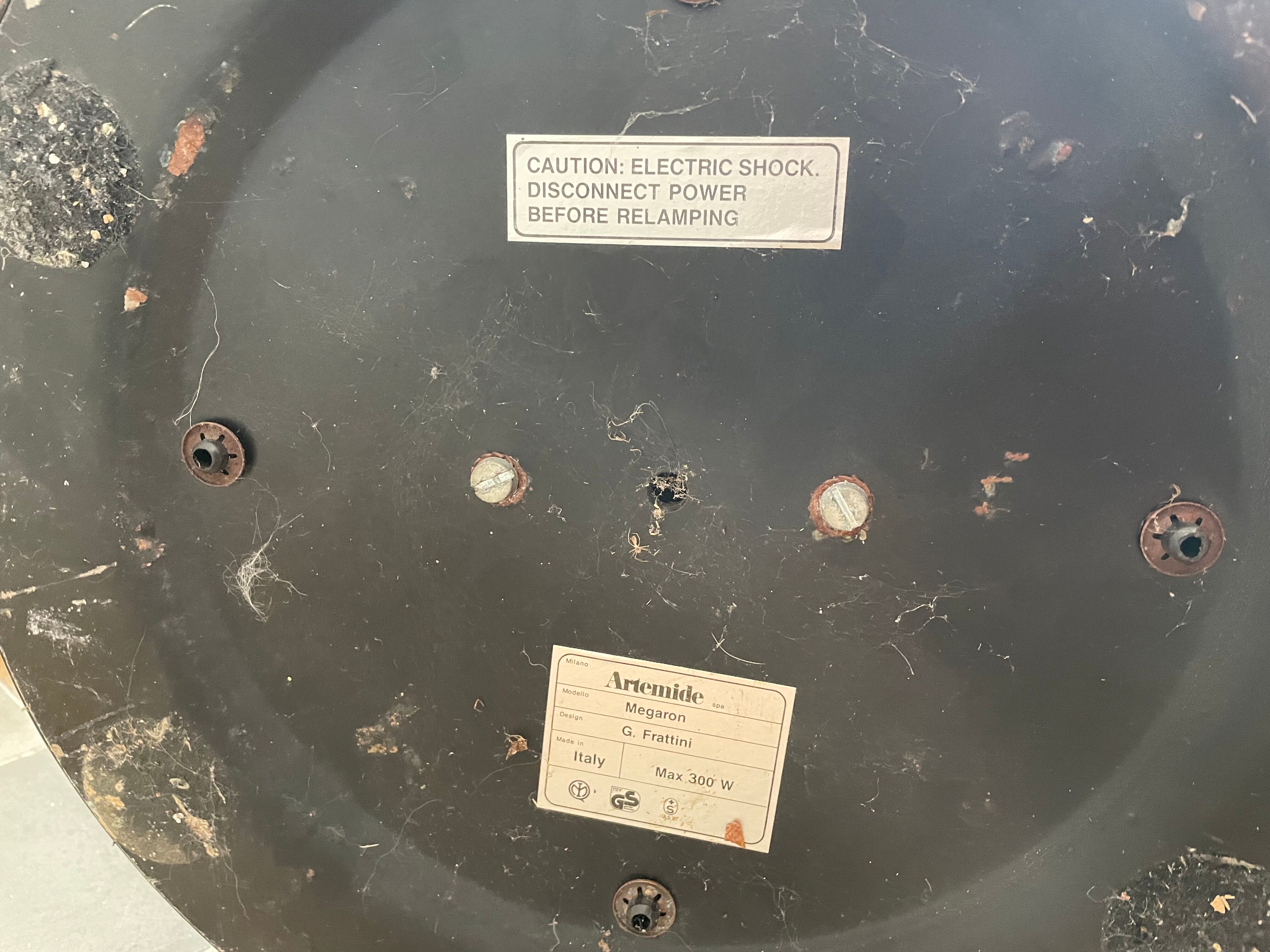 Megaron floor lamp by Gianfranco Frattini, artemide