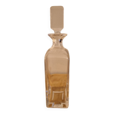 Antique glass spirit decanter with its cap