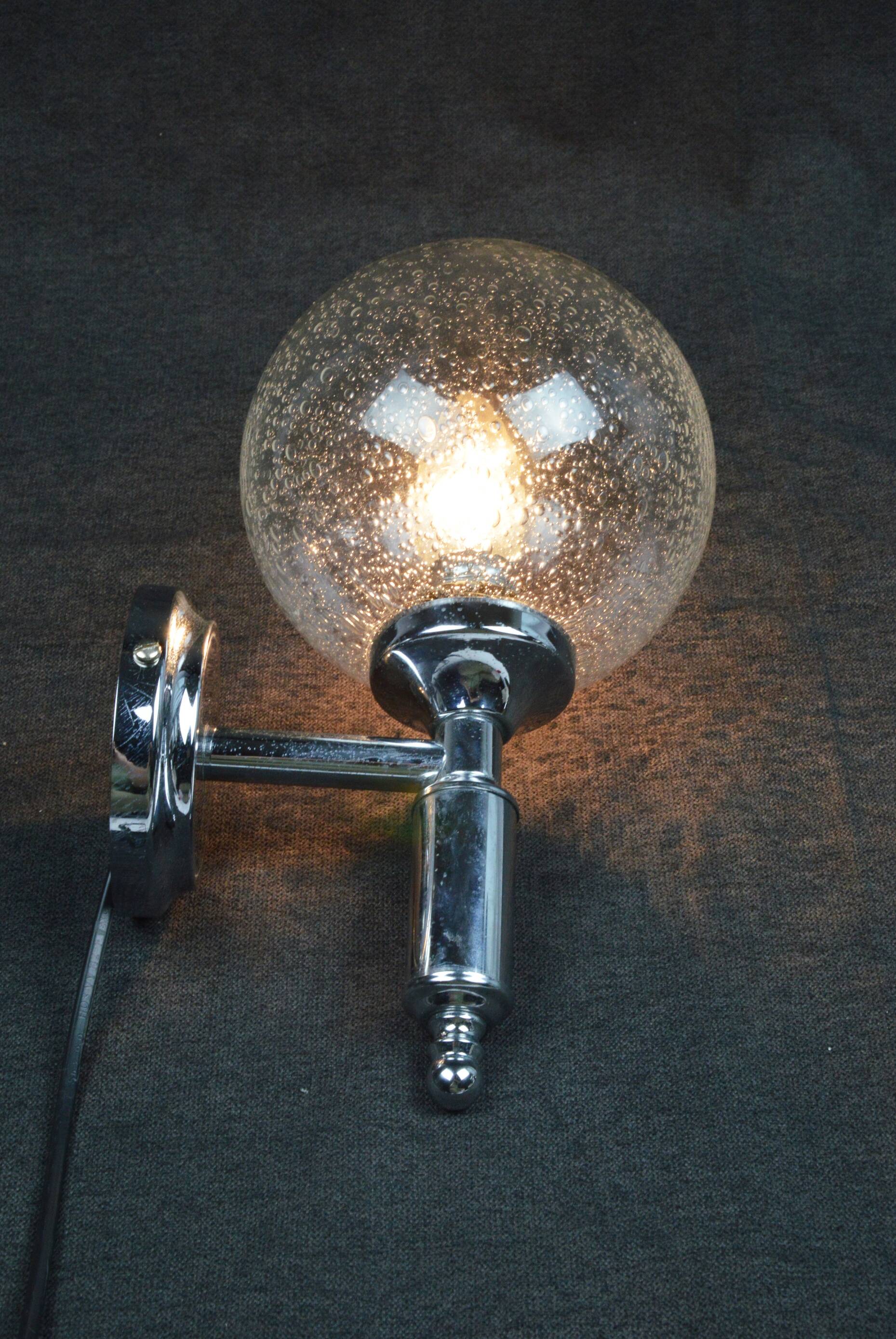 A pair of wall lamps, 1970s