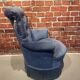 Paire de fauteuils crapaud