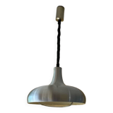 Space age silver pendant light