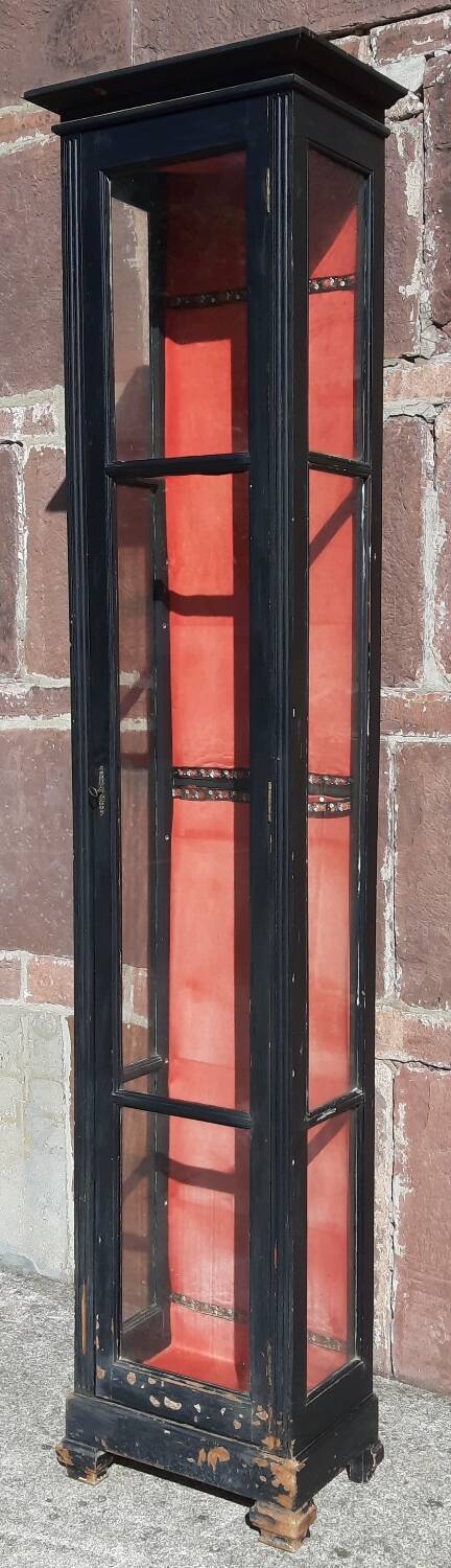 Museum display cabinet, 19th century. (Height 262 cm.)